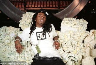Lil Wayne with Money Cash 
