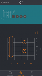 C7 Guitar Arpeggio Uberchord App Screenshot