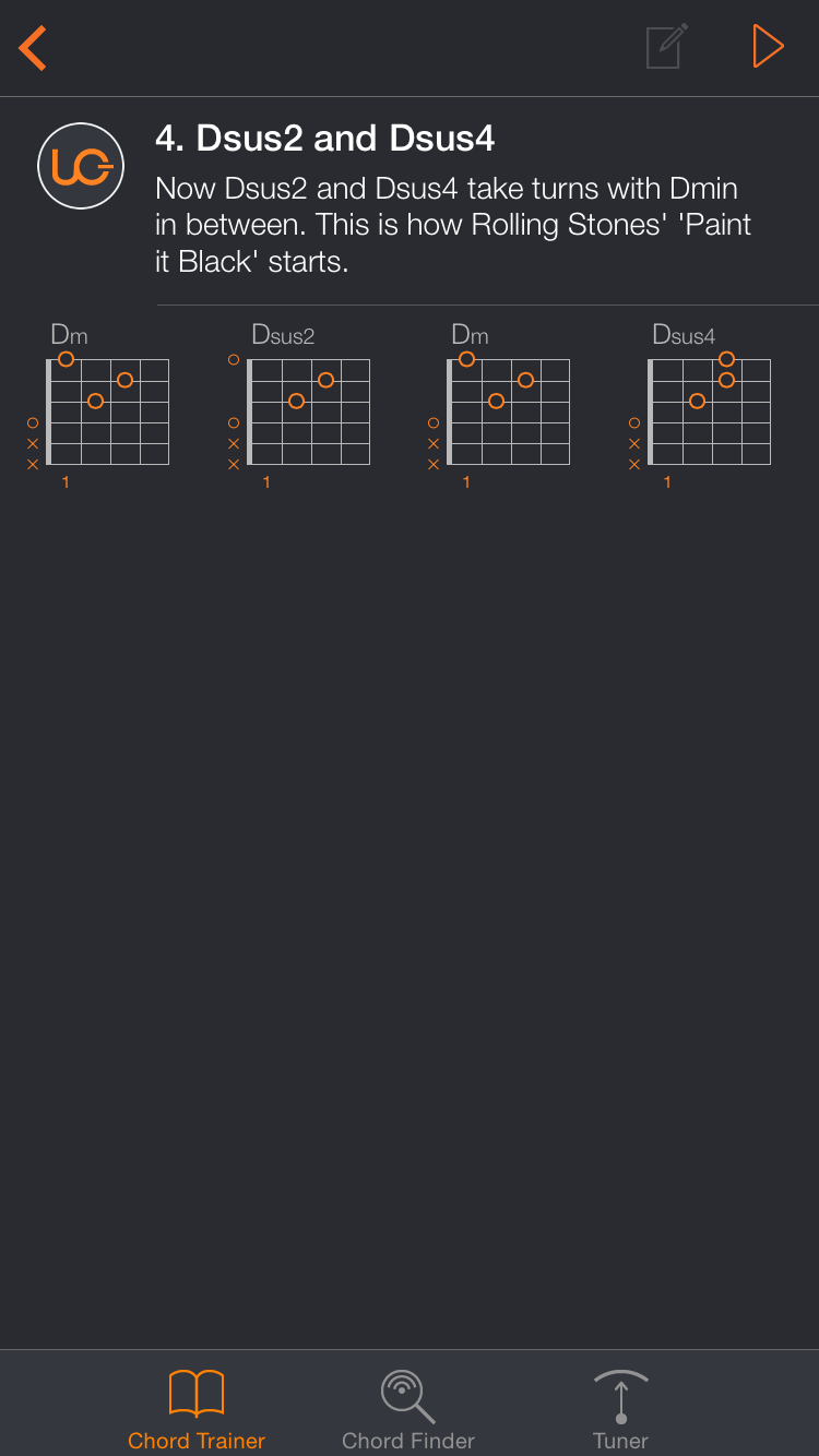Uberchord App Screenshot 1