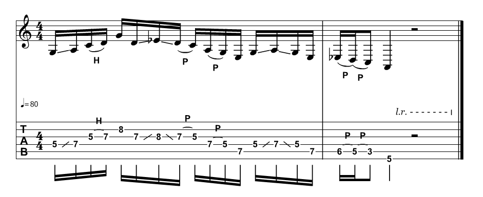 Blues-scale-lick-3