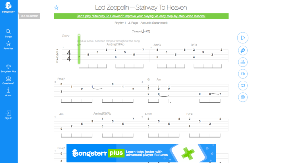 Ultimate Guitar Is Among The 10 Best Music Blogs Every Guitar Player Should Follow Musictheory Net Songsterr No Treble Uberchord App