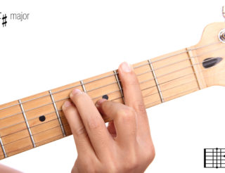 Key Of B-Flat or A-Sharp on Guitar: Chord Shapes, Major Scale